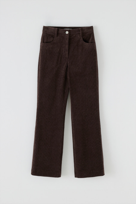 (8th re-stock) t/t Corduroy slim flared pants