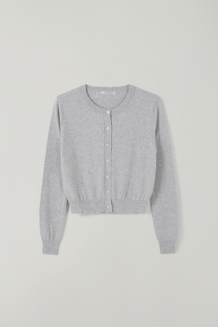 (10th re-stock) T/T Basic round cardigan (gray)