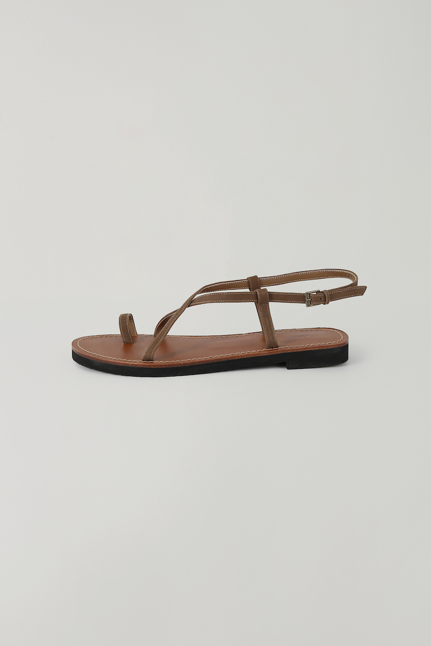 T/T T-shape strap sandal (taupe)