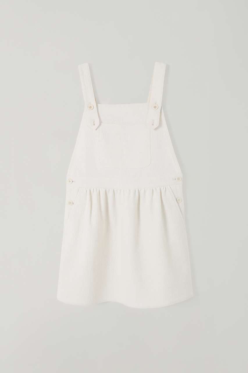 T/T Linen overall one-piece (ivory)